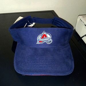 Colorado Avalanche Reebok Golf Visor Hat Cap New W Tags